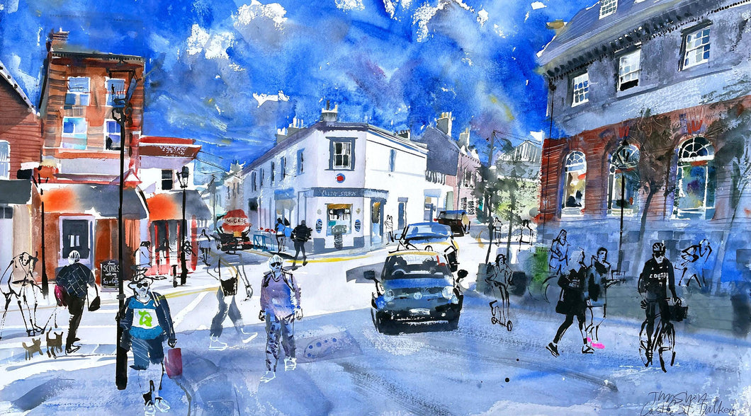 Street Scene For Sale - John Short Irish Visual Artist