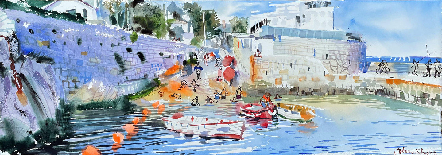 Coliemore Harbour For Sale - John Short Irish Visual Artist