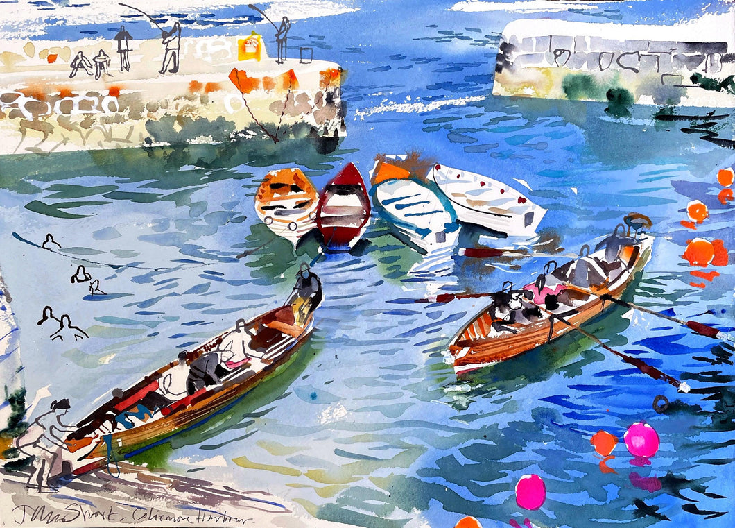 Harbour Scene For Sale - John Short Irish Visual Artist