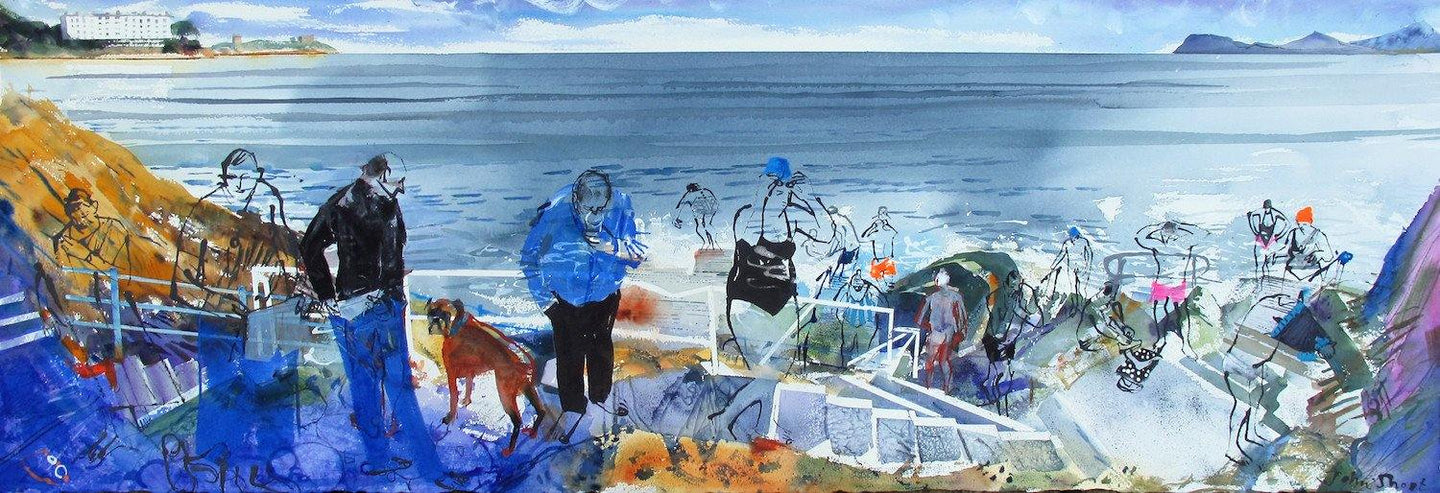 Bathers at Vico For Sale - John Short Irish Visual Artist