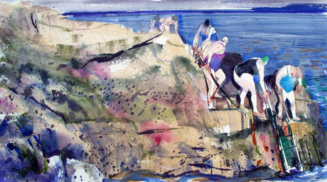 Women Bathers (Winter) For Sale - John Short Irish Visual Artist