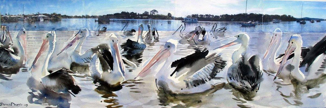 Pelicans For Sale - John Short Irish Visual Artist